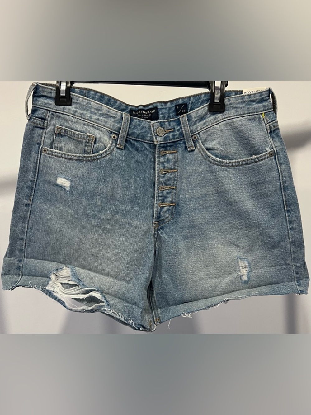 NWT Lucky Brand Boyfriend shorts Size 8/29